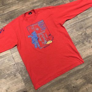 Vintage 80's American‎ Outlaw JESSE JAMES Run Tshirt Size XL Single Stitch